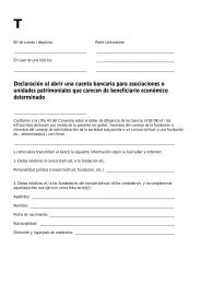 DeclaraciÃ³n al abrir una cuenta bancaria para asociaciones o ...