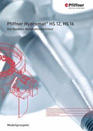 Pfiffner HydromatÂ® HS 12, HS 16 - K.R. Pfiffner AG
