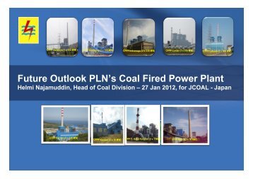 Future Outlook PLN's Coal Fired Power Plant