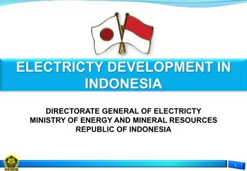 electricty development in indonesia