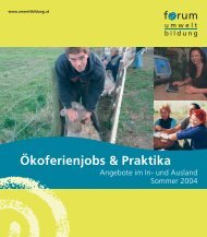 Ãkoferienjobs & Praktika