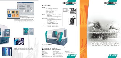 SCHNEEBERGER - CORVUS BBA 3000 6-Axis 3m tool - Asset-Trade