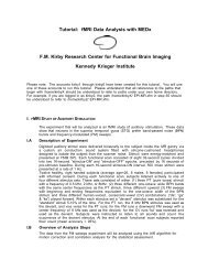 Tutorial - FM Kirby Research Center for Functional Brain Imaging