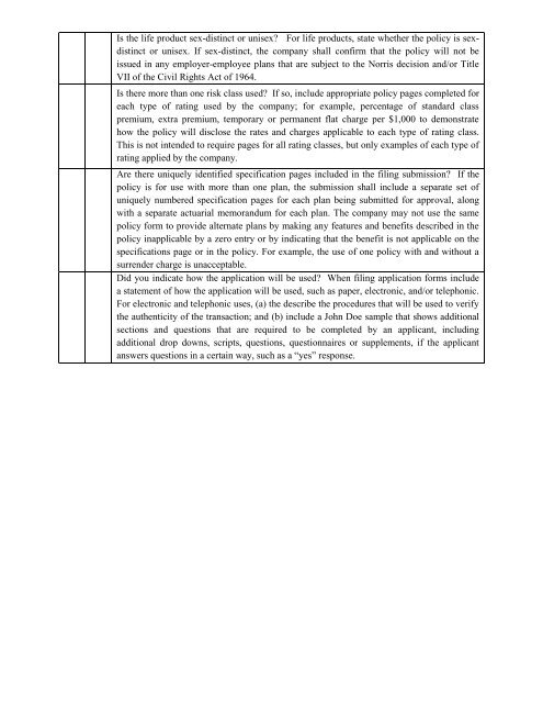 Product Filing Process Checklist of Requirements and Best Practices