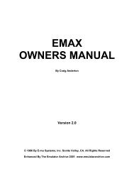 emax owners manual table of contents - Cyborgstudio.com