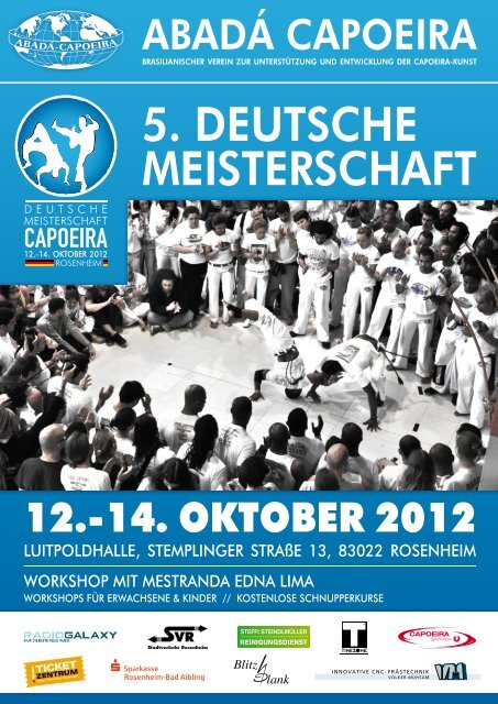 Plakat zur Deutschen Meisterschaft 2012 - 5. deutsche meisterschaft ...