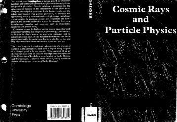 Thomas K. Gaisser. Cosmic Rays and Particle Physics.