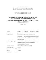 hydrogeological proposal for the delineation of a groundwater ...