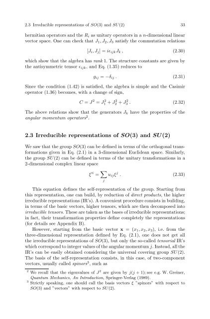 Symmetries and Group Theory in Particle Physics: An Introduction to ...