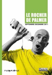 Programme septembre 2011 - Le Rocher de Palmer