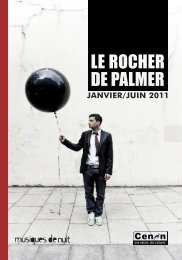 Programme janvier 2011 - Le Rocher de Palmer