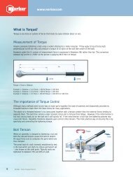 www.norbar.com What is Torque? Measurement of Torque The ...