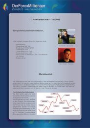 7. Newsletter vom 11.10.2009 - Der Forex Millionaer