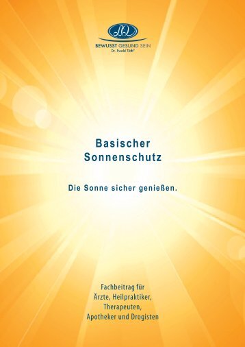 Basischer Sonnenschutz