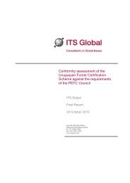 Conformity assessment of UFCS against PEFC (2010).pdf - ITS Global