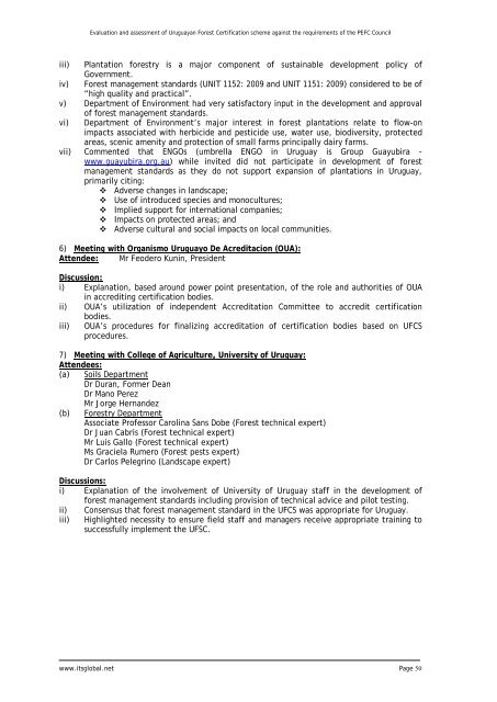 Conformity assessment of UFCS against PEFC (2010).pdf - ITS Global