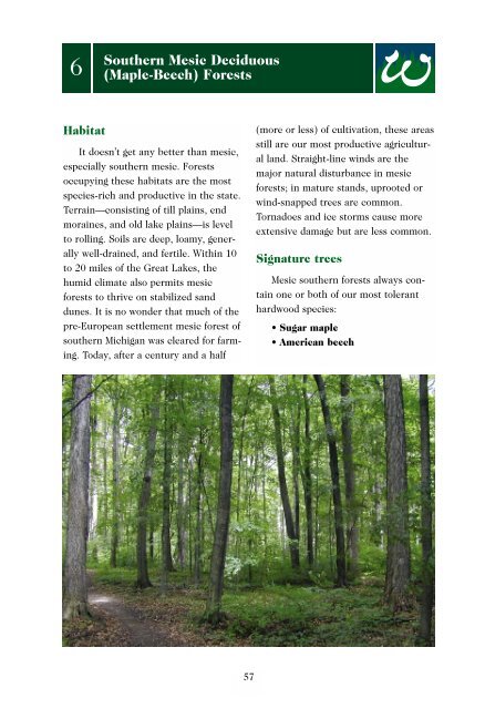 Michigan Forest Communities - Michigan Association of ...