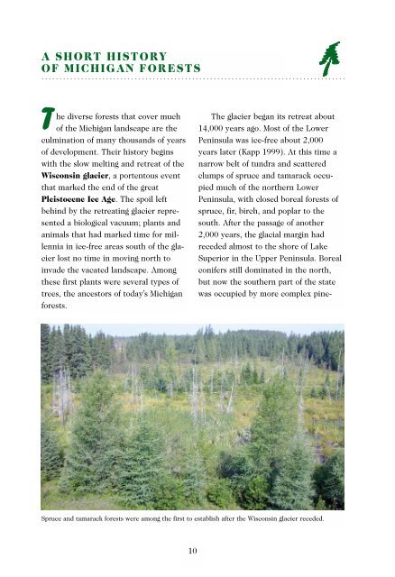 Michigan Forest Communities - Michigan Association of ...