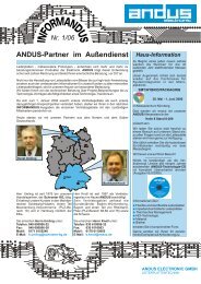 Andus-Partner im Außendienst