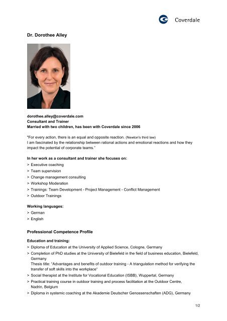 Download as PDF - Coverdale Team Management Deutschland