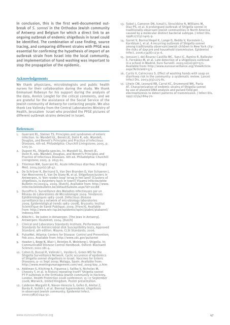 Escherichia coli - Eurosurveillance