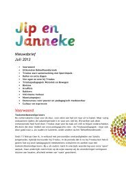 NIEUWSBRIEF JIP EN JANNEKE juli - Triodus