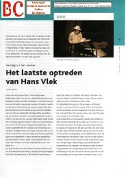 Het laatste optreden van Hans Vlek - Cubra