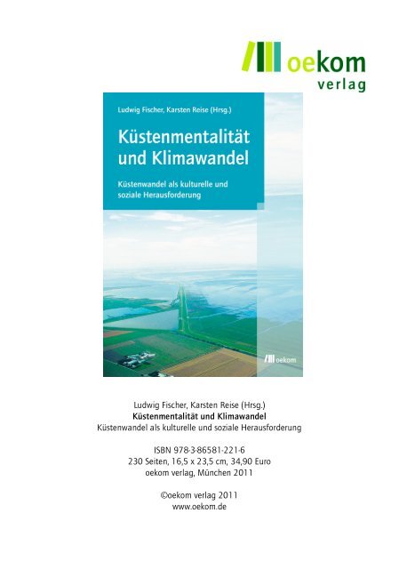 Ludwig Fischer, Karsten Reise (Hrsg.) Küstenmentalität und ...