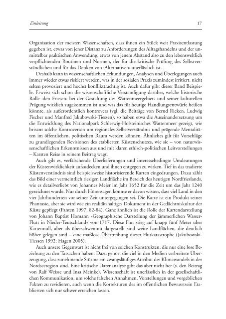 Ludwig Fischer, Karsten Reise (Hrsg.) Küstenmentalität und ...