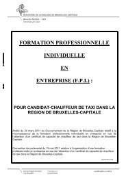Fascicule information candidats FR.rtf - RÃ©gion de Bruxelles-Capitale