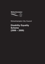 Wolverhampton City Council Disability Equality Scheme