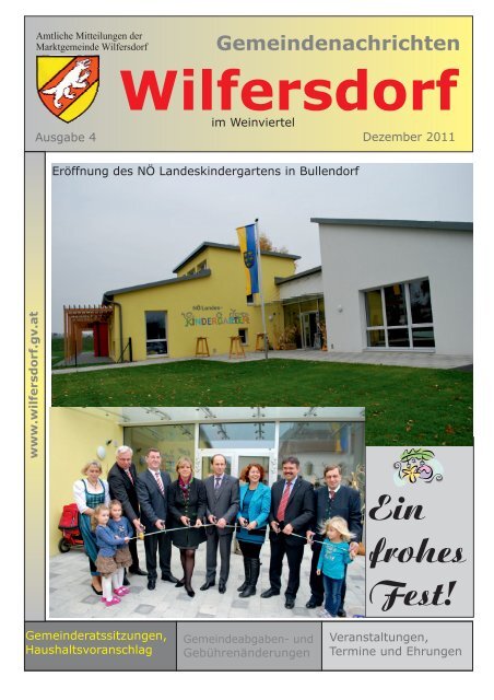 Ausgabe 4/2011 - Marktgemeinde Wilfersdorf