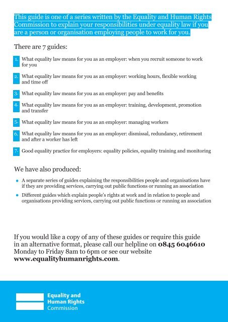 What equality law means - Birmingham Disability Resource Centre