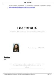 Lisa TREGLIA - Mission pour la Science et la Technologie ...