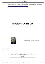 Nicolas FLORSCH - Mission pour la Science et la Technologie ...