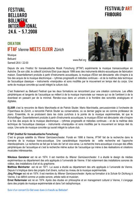 DOSSIER DE PRESSE CONTACT PRESSE - Accueil - Festival ...