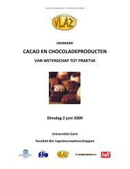CACAO EN CHOCOLADEP CACAO EN ... - Universiteit Gent