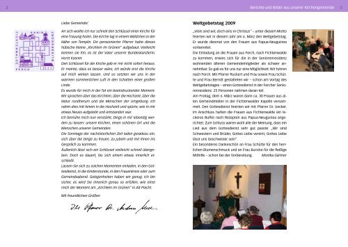 Gemeindebrief Mai/Juni/Juli 2009 - Evangelische Kreuz ...