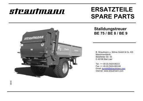 ERSATZTEILE SPARE PARTS