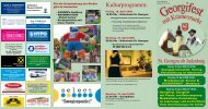 Kulturprogramm: - Gemeinde St. Georgen ob Judenburg