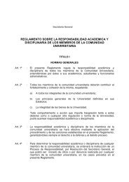 Reglamento sobre la Responsabilidad AcadÃ©mica y Disciplinaria