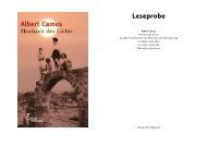 Leseprobe - Arche Verlag