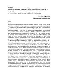 Chapter 1 Game‐based Practice in a Reading Strategy Tutoring ...