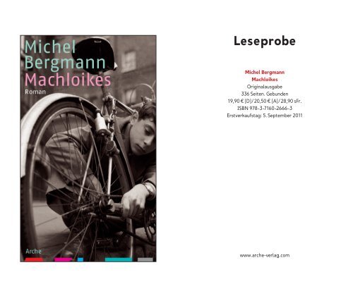 Leseprobe Arche Verlag