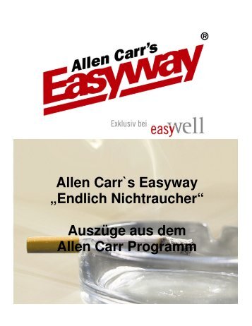 Rauchen aufhören mit Allen Carr - Allen Carr's Easyway