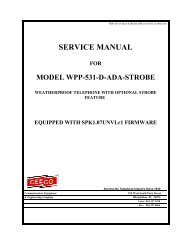 service manual for model wpp-531-d-ada-strobe - Ceeco.com