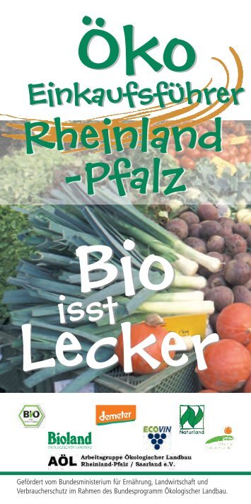 Bio-Einkaufsführer Rheinland-Pfalz - Fördergemeinschaft ...