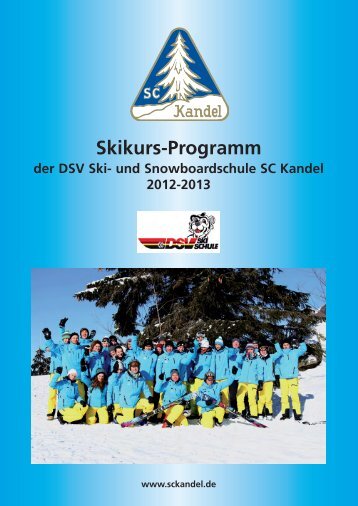 Skikurs-Programm - Ski-Club Kandel