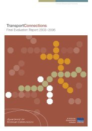 Transport Connections Evaluation Report - TDSA