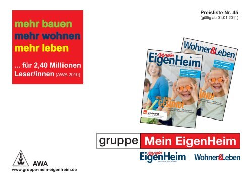 Wohnen Leben - Gruppe Mein EigenHeim